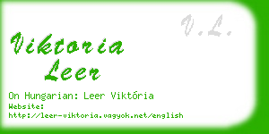 viktoria leer business card